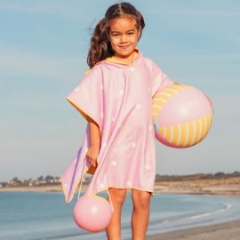 Quut - Παιδικό Πόντσο Κοχύλια Banana Pink