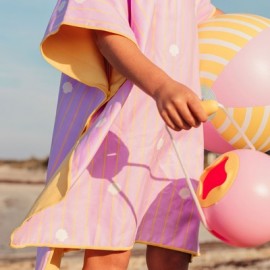 Quut - Παιδικό Πόντσο Κοχύλια Banana Pink