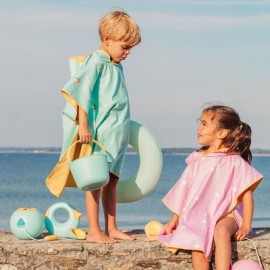 Quut - Παιδικό Πόντσο Κοχύλια Banana Pink