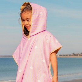 Quut - Παιδικό Πόντσο Κοχύλια Banana Pink