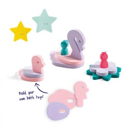 Quut - Παιχνίδι Μπάνιου Puzzle Friends "Η Λίμνη των Κύκνων"