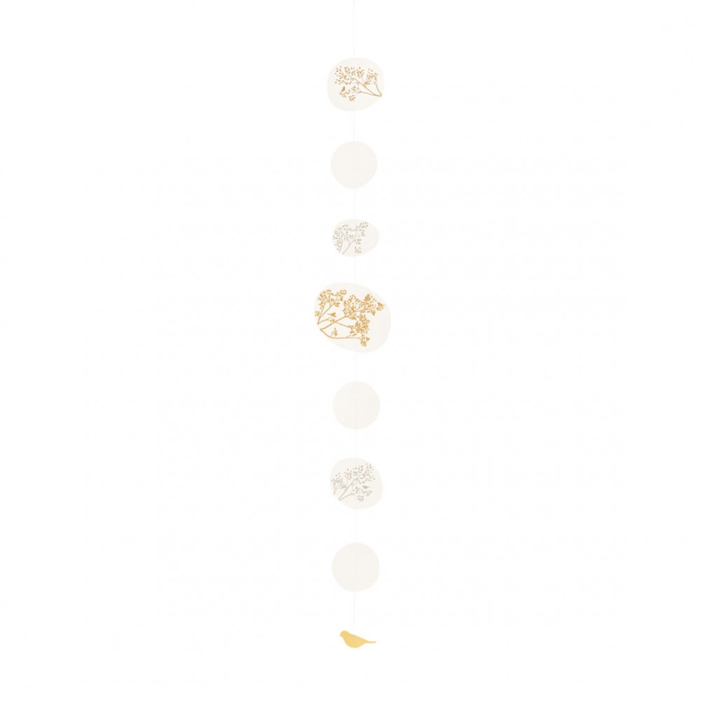 Raeder - Gold branch. Χάρτινη Διακοσμητική Γιρλάντα Goldbird