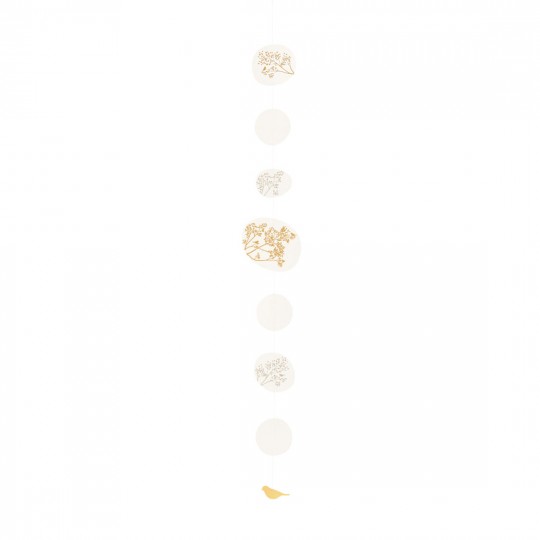 Raeder - Gold branch. Χάρτινη Διακοσμητική Γιρλάντα Goldbird