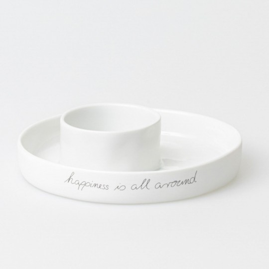 Raeder - Πορσελάνινη Πιατέλα Happiness Is All Around