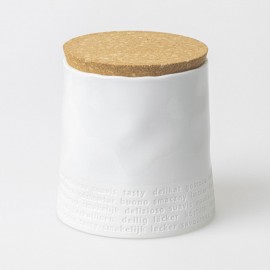 Raeder - Πορσελάνινο Βάζο Κουζίνας Με Καπάκι Φελού Delicious