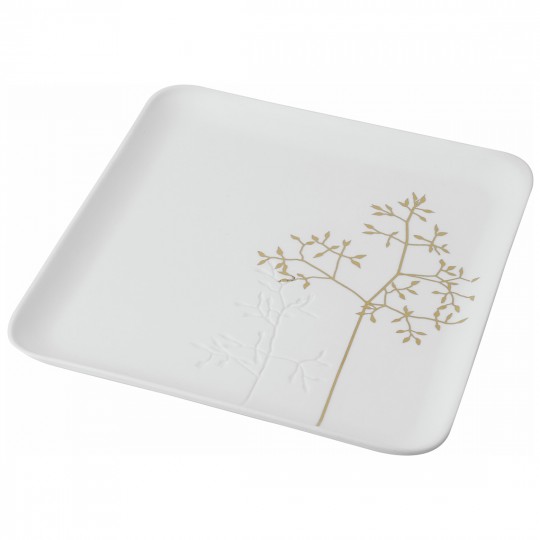 Raeder - Πορσελάνινο Πιατάκι Gold Twing