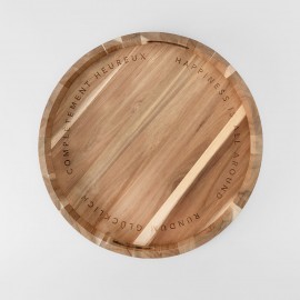 Raeder - Στρογγυλός Ξύλινιος Δίσκος Happiness Is All Around Raeder - Στρογγυλός Ξύλινιος Δίσκος Happiness Is All Around