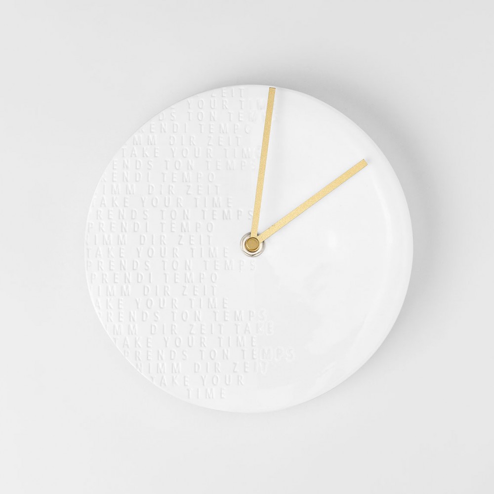 Raeder - Πορσελάνινο Ρολόι Τοίχου  Take Your Time
