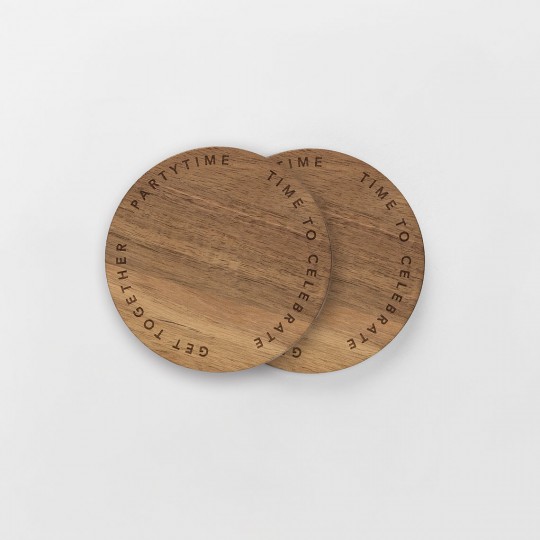 Raeder - Ξύλινα Σουβέρ Σετ 2 Partytime