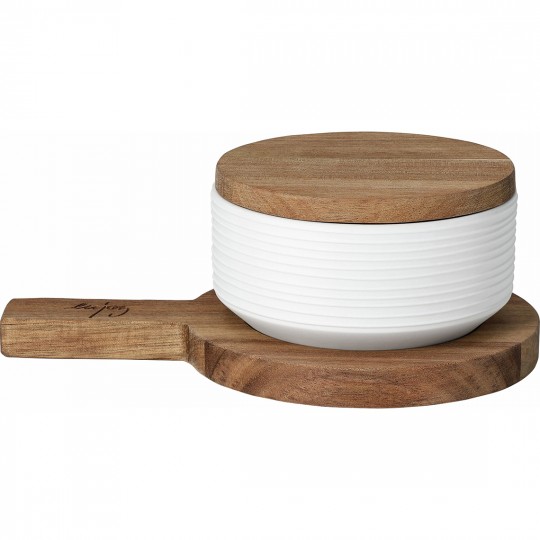 Raeder - Snacks & Nibbles. Ξύλινος Δίσκος Σερβιρίσματος Με Μπολ