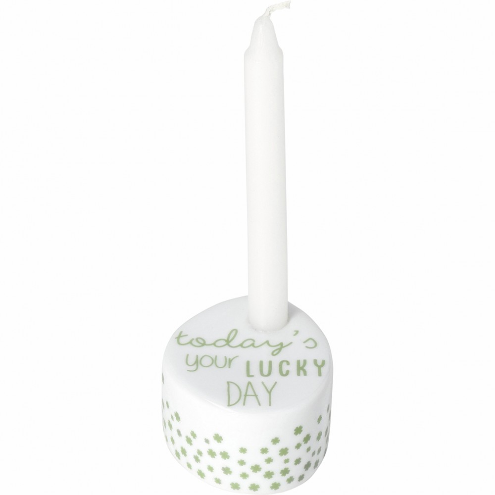Raeder - Birthday. Μίνι Πορσελάνινο Κηροπήγιο Today's your lucky day