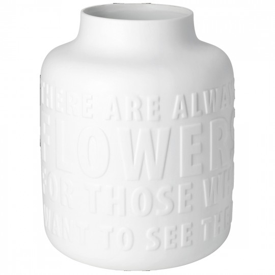 Raeder - World Of Words. Πορσελάνινο Βάζο There Are Always Flowers