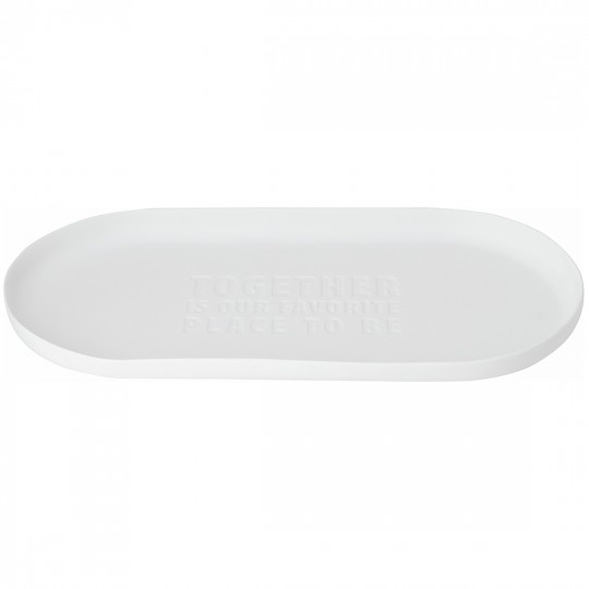 Raeder - World Of Words.  Μακρόστενο Πορσελάνινο Μπολ Together Is Our Favorite Place To Be