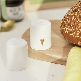 Raeder - Bon Apettit. Σετ Αλάτι Πιπέρι Gold Heart