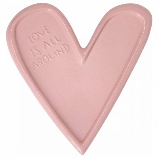 Raeder - Birthday. Κεραμικό Πιατάκι Καρδιά Love is all around