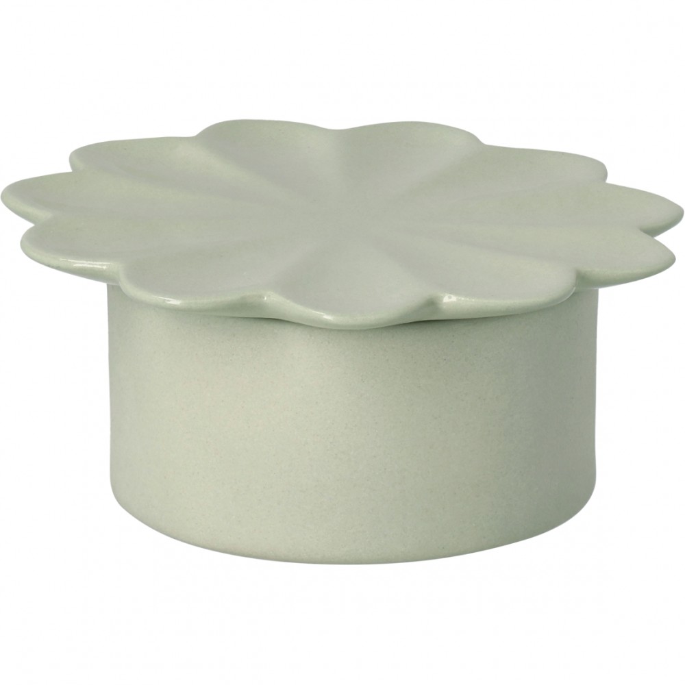 Raeder - Softone. Κεραμικό Μπολ Με Καπάκι Flower Green