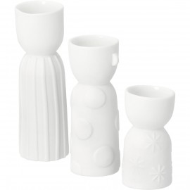 Raeder - Natural creatures. Σετ 3 Μίνι Πορσελάνινα Βαζάκια