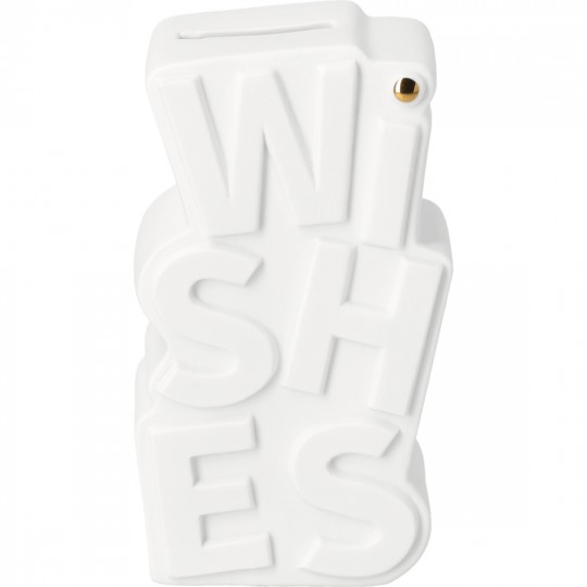 Raeder - Word fragments. Πορσελάνινος Κουμπαράς Wishes