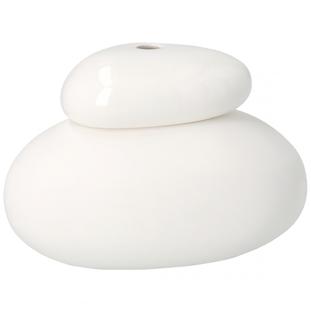 Raeder - Natural elements. Κεραμικό Μίνι Βάζο White Pebbles