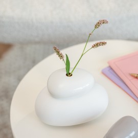 Raeder - Natural elements. Κεραμικό Μίνι Βάζο White Pebbles