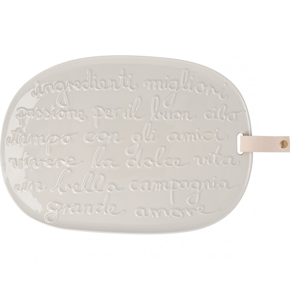 Raeder - Cucina Italiana. Κεραμική Πιατέλα Vivere la dolce vita