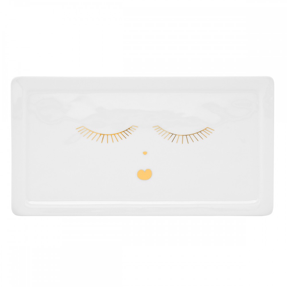 Trevoly By Raeder - Πορσελάνινη Πιατέλα Goldy