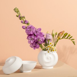 Trevoly By Raeder - Πορσελάνινο Βάζο Με Καπάκι Seashell