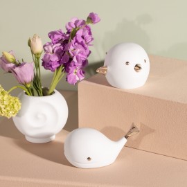 Trevoly By Raeder - Πορσελάνινο Μίνι Βάζο / Ποτηράκι Για Ρεσώ Seashell