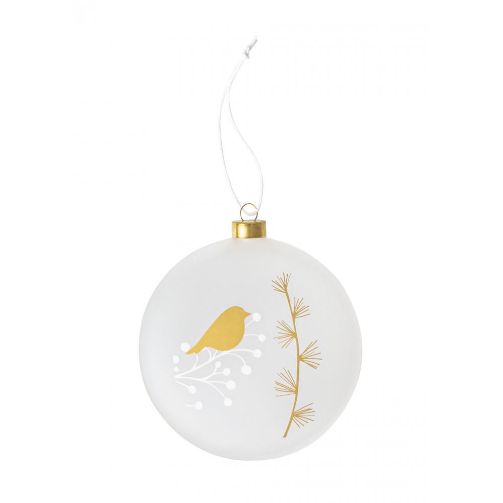 Raeder - Χριστουγεννιάτικο Στολίδι Frosted Bauble Robin