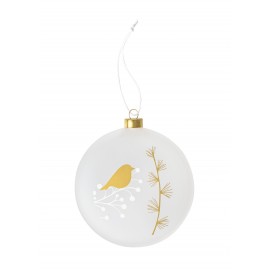Raeder - Χριστουγεννιάτικο Στολίδι Frosted Bauble Robin