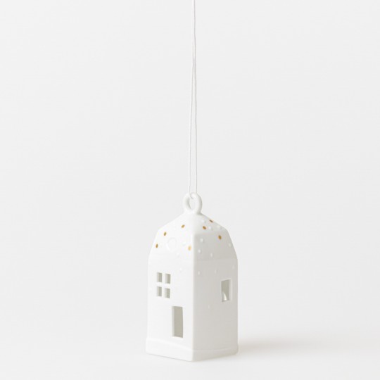 Raeder - Πορσελάνινο Στολίδι Christmas House Hanger Snow