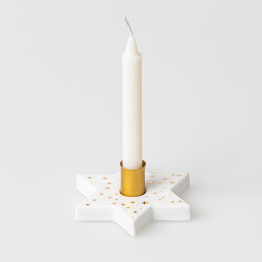 Raeder - Πορσελάνινο Κηροπήγιο Winter Light Stars