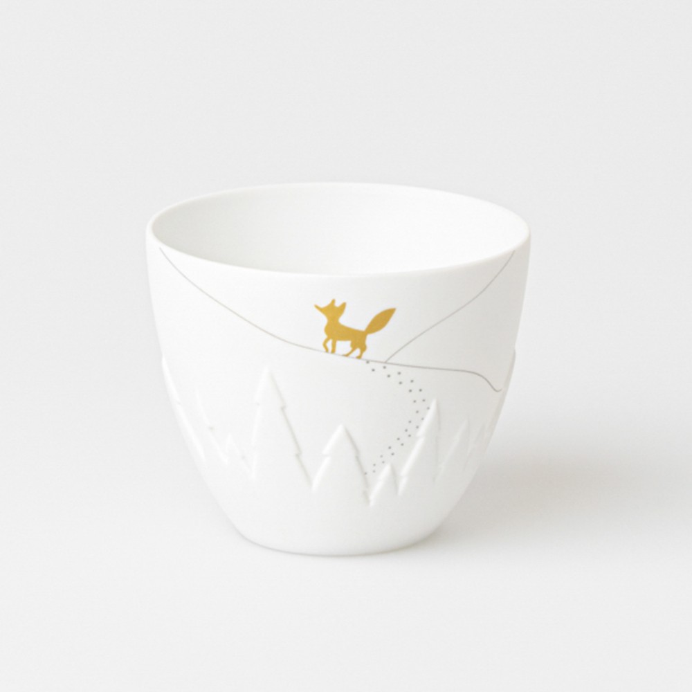 Raeder - Πορσελάνινο Ποτηράκι Για Ρεσώ Mini Poetry Light Fox