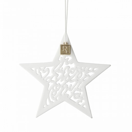 Raeder - Πορσελάνινο Στολίδι Star Handwriting