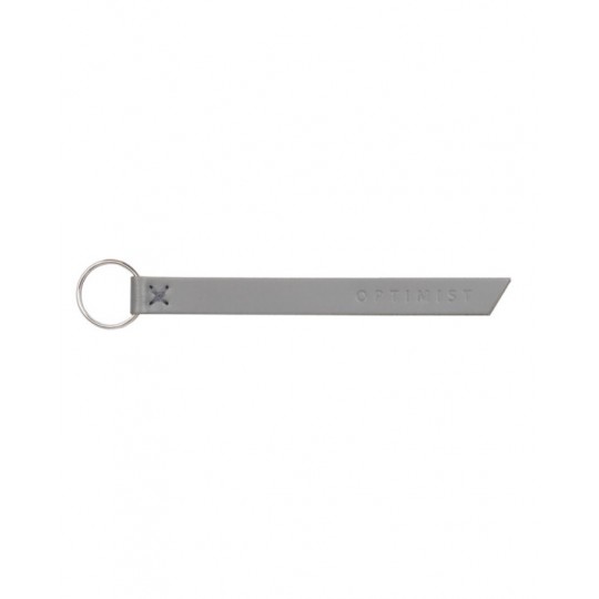 Raeder - Γκρι Δερμάτινο Μπρελόκ "Optimist"