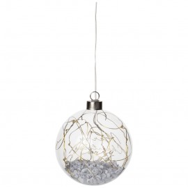 Raeder - Γυάλινη Μπάλα LED Merry Xmas Small