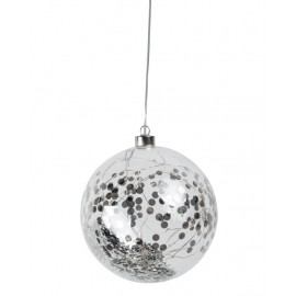 Raeder - Γυάλινη Μπάλα LED Confetti Large