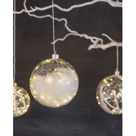 Raeder - Γυάλινη Μπάλα LED Confetti Large