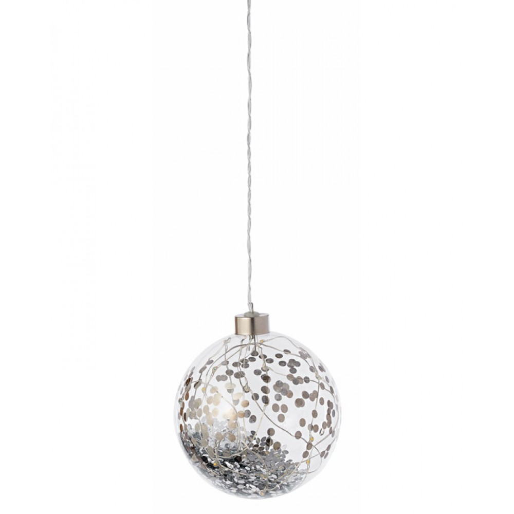 Raeder - Γυάλινη Μπάλα LED Confetti Small