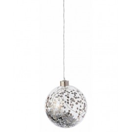 Raeder - Γυάλινη Μπάλα LED Confetti Small