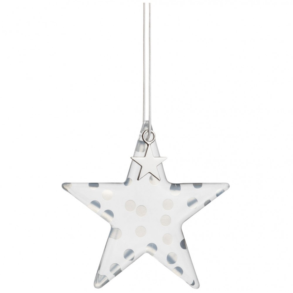 Raeder - Γυάλινο Στολίδι Silver Dots