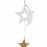 Raeder - Κρεμαστό Διακοσμητικό Golden Star Pendant White Star