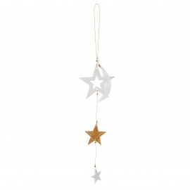 Raeder - Κρεμαστό Διακοσμητικό Golden Star Pendant White Star