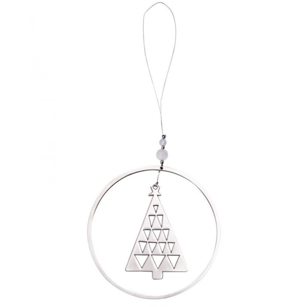 Raeder - Μεταλλικό Διακοσμητικό Christmas Tree Silver 