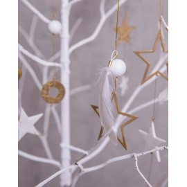 Raeder - Χριστουγεννιάτικο Στολίδι Χρυσό Αστέρι Με Φτερό