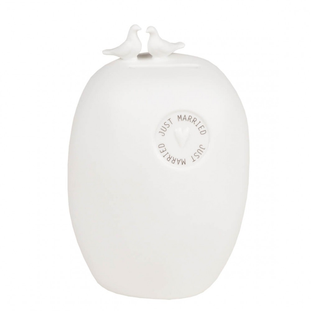 Raeder - Πορσελάνινος Κουμπαράς Just Married