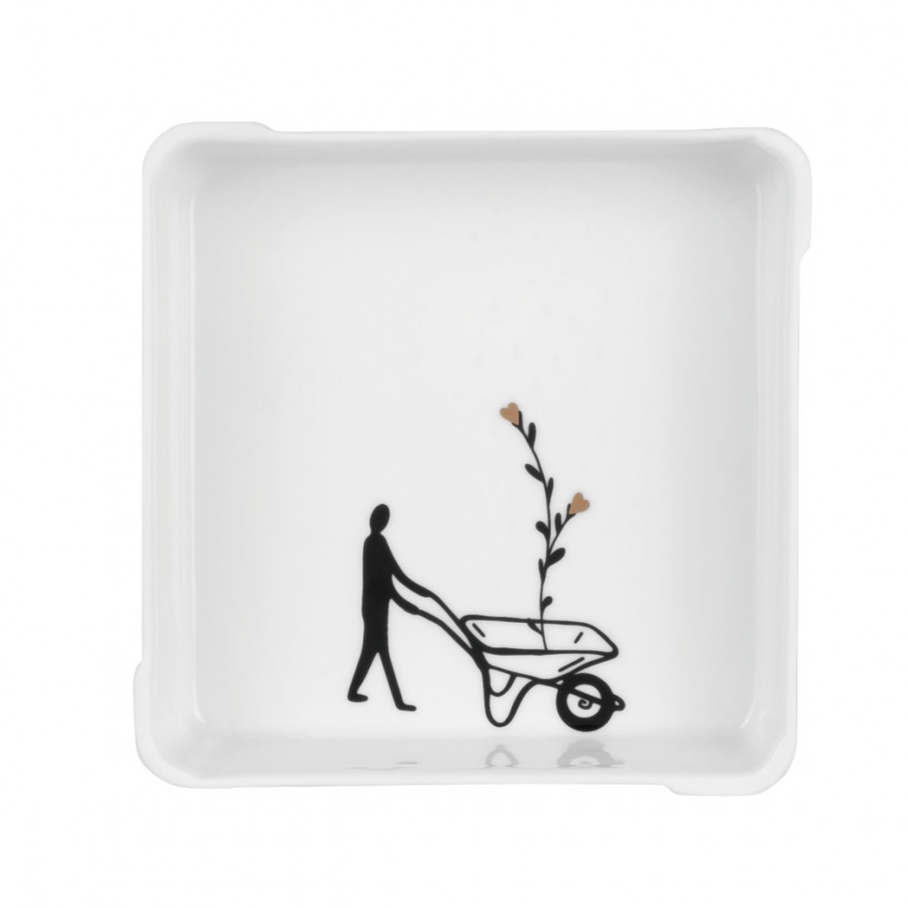 Raeder - Πορσελάνινο Πιατάκι Flower Wheelbarrow