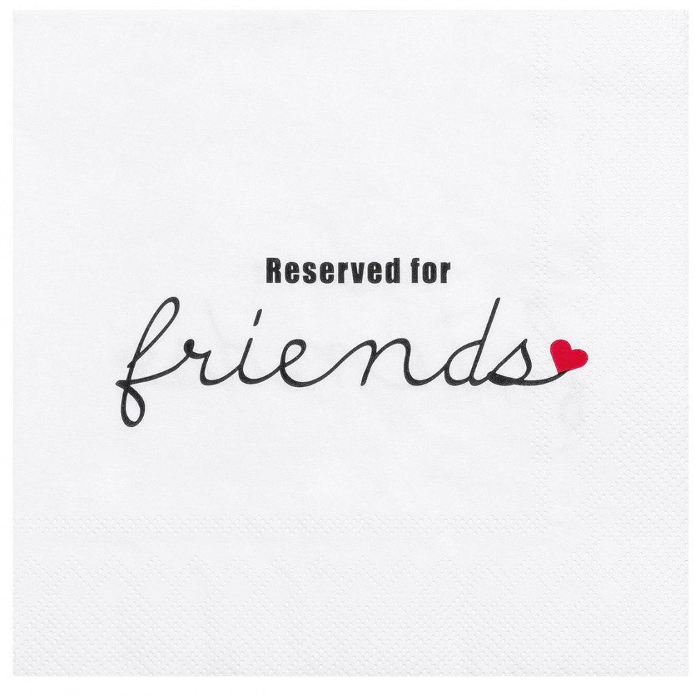Raeder - Χαρτοπετσέτα Reseved For Friends