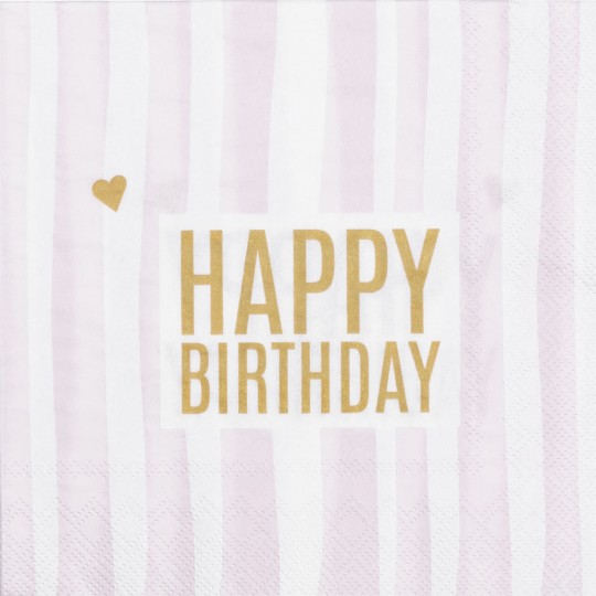 Raeder - Χαρτοπετσέτα Happy Birthday