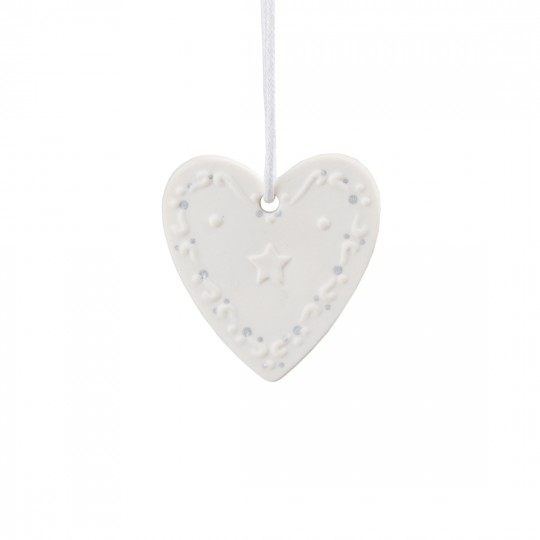 Raeder - Πορσελάνινο Στολίδι Καρδιάt Star